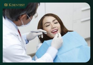 Hình ảnh khách hàng chữa tủy răng tại Kdentist